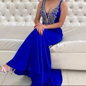 Royal Blue Dress